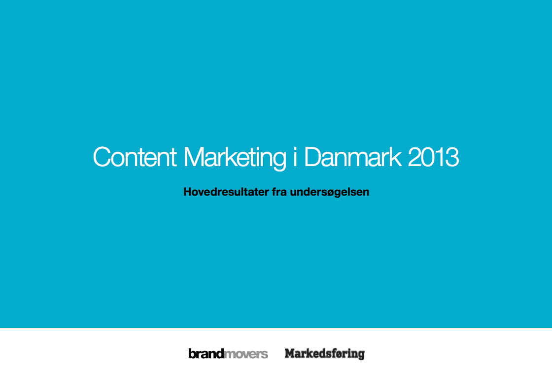 Ny rapport undersøger danske virksomheders brug af content marketing